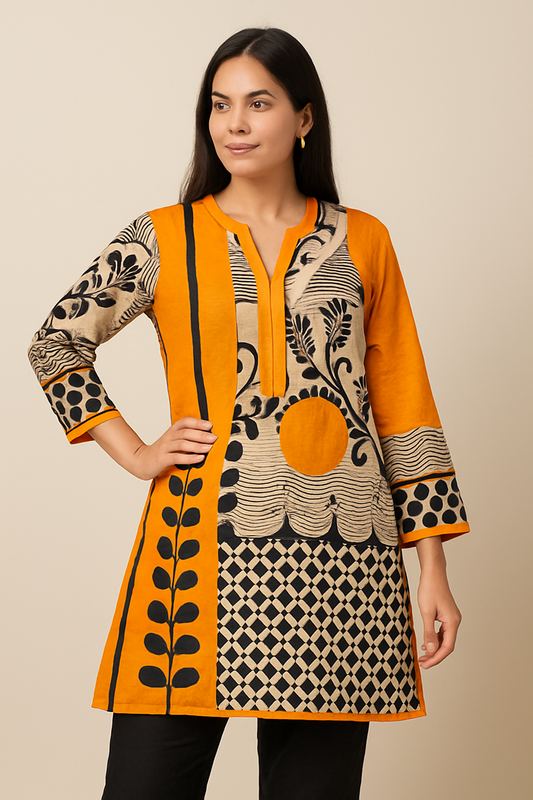 GeoFlare Sunset Kurti