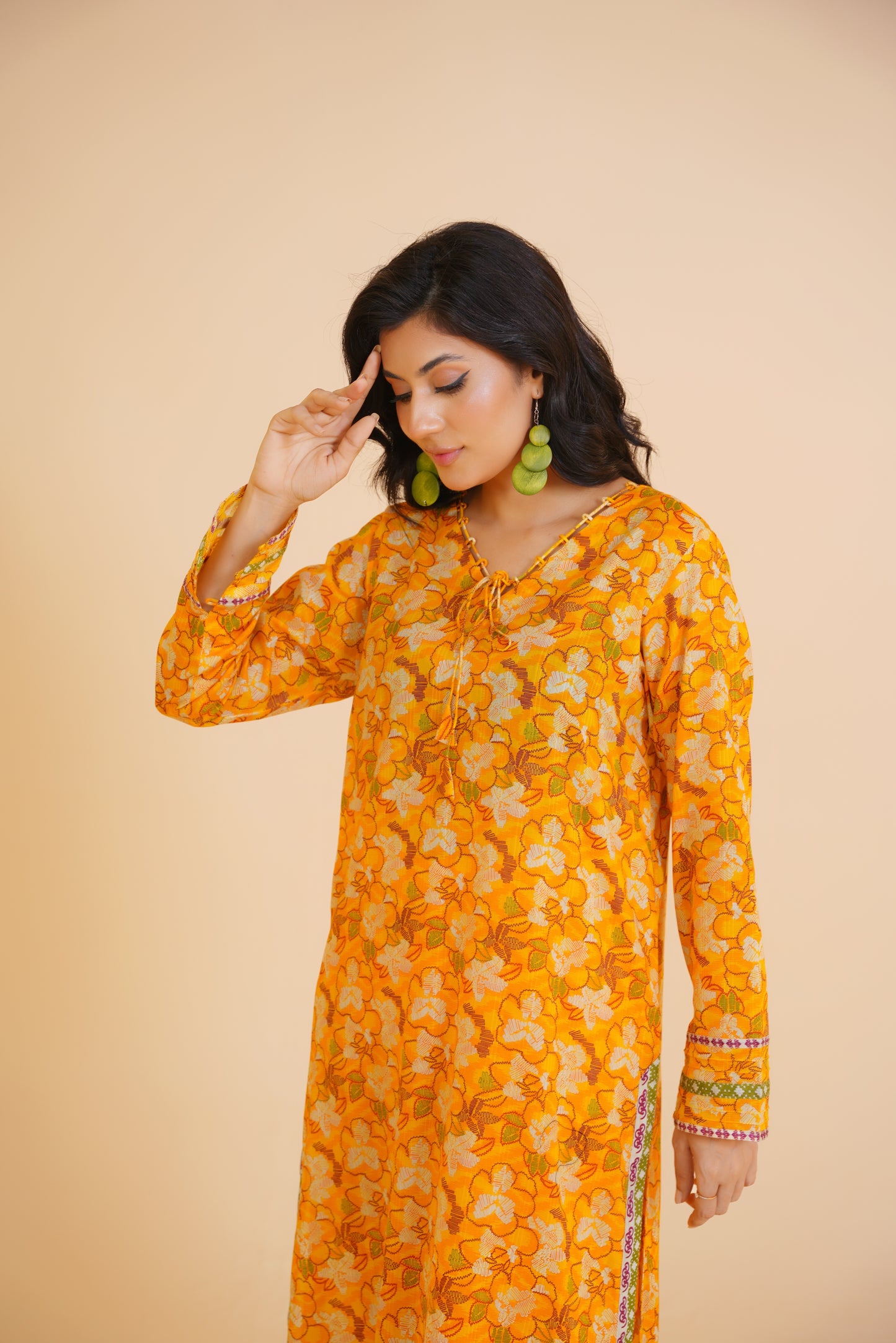 Marigold Garden - Printed 3 Piece Lawn Suit
