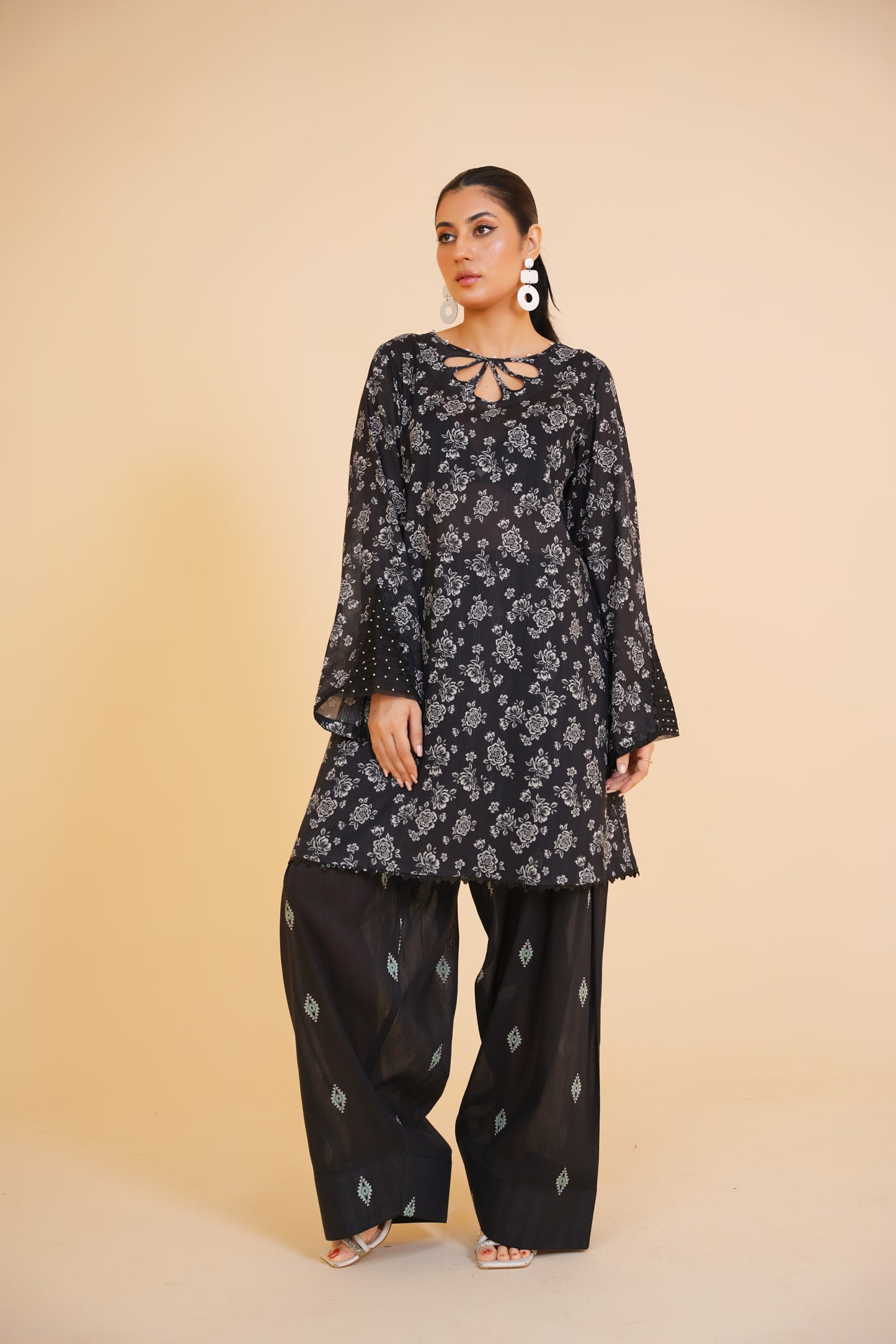 Midnight Muse – 3-Piece Printed Lawn Suit